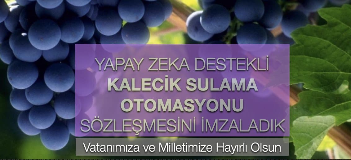 2025 Kalecik Sulama Otomasyonu Sözleşmesini imzaladık